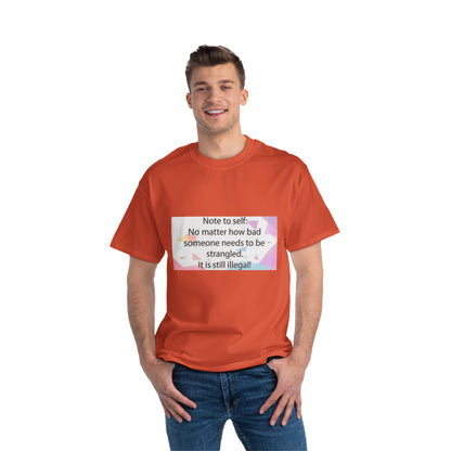 Note To Self Men's Short-Sleeve Crewneck Tee