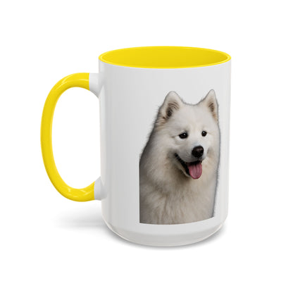 Samoyed Head 2-Tone Coffee Mug