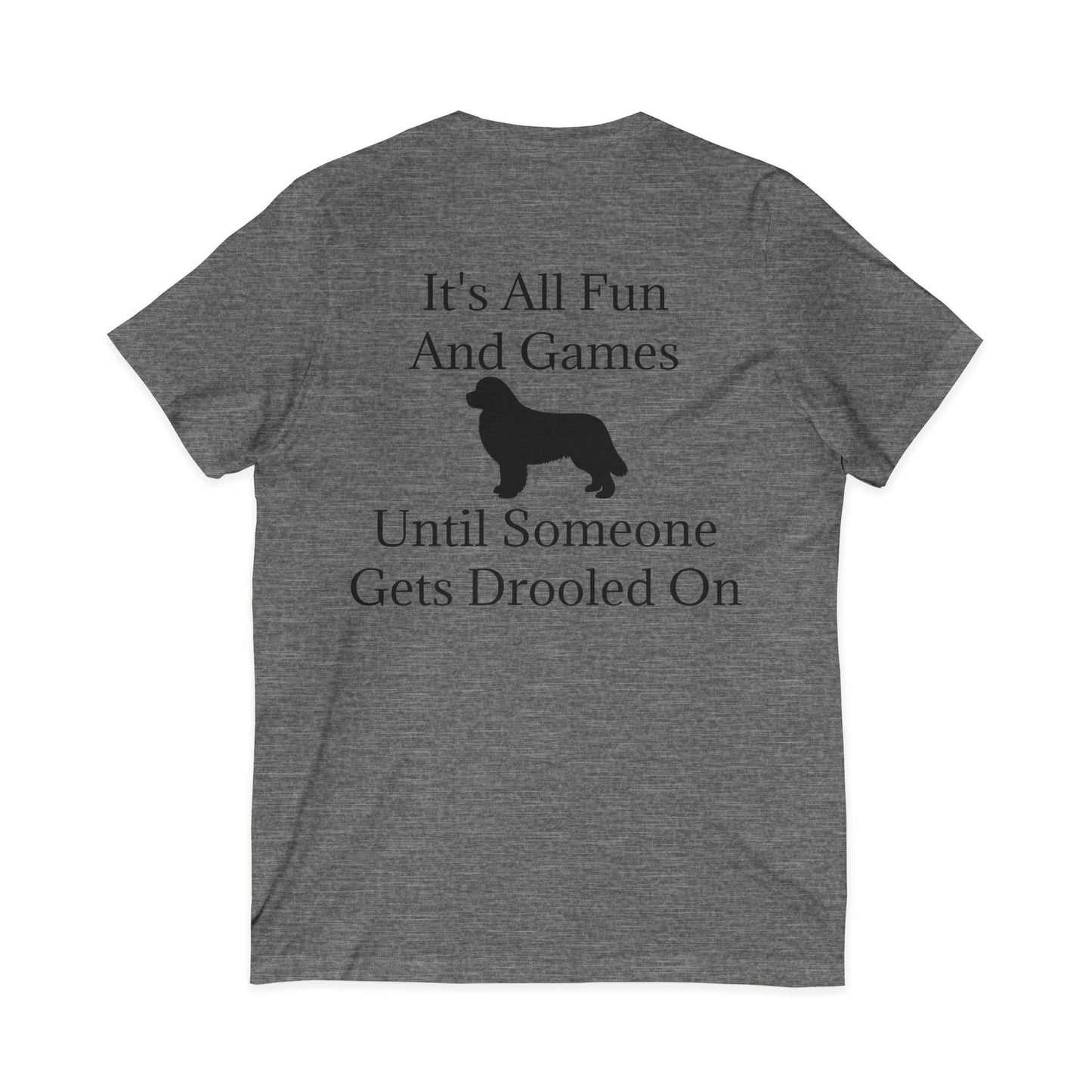 Fun And Games Unisex Short Sleeve V-Neck Tee
