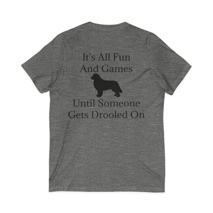 Fun And Games Unisex Short Sleeve V-Neck Tee