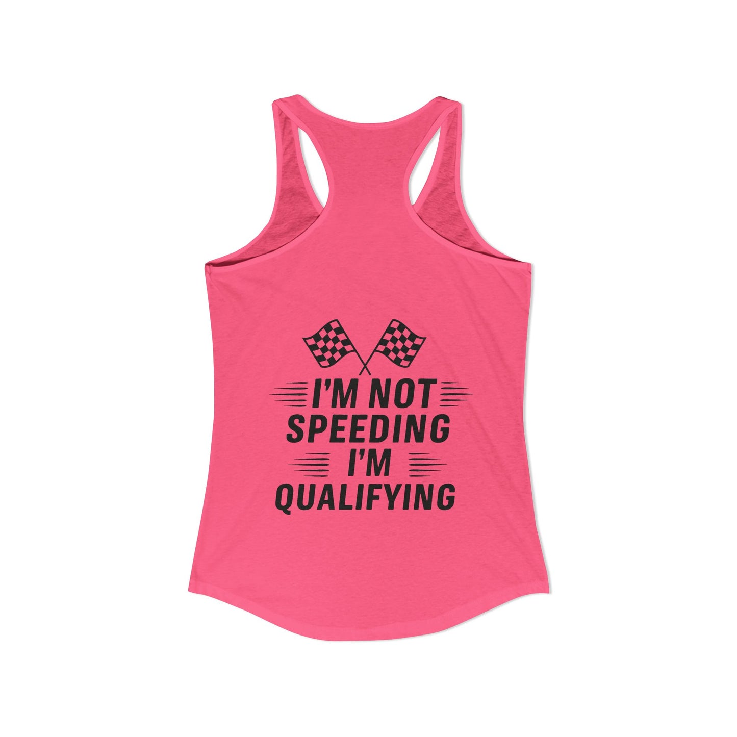 I'm Qualifying Women's Racerback Tank