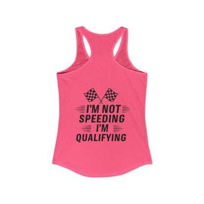 I'm Qualifying Women's Racerback Tank