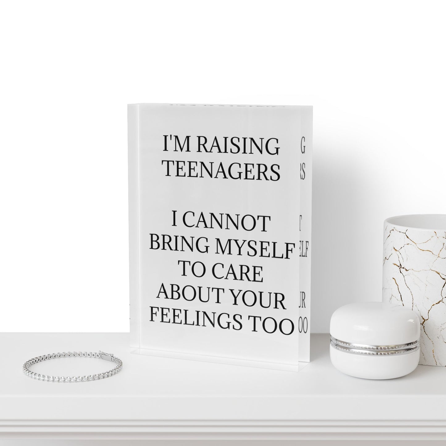 Raising Teenagers Acrylic Photo Block