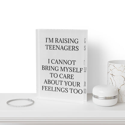Raising Teenagers Acrylic Photo Block