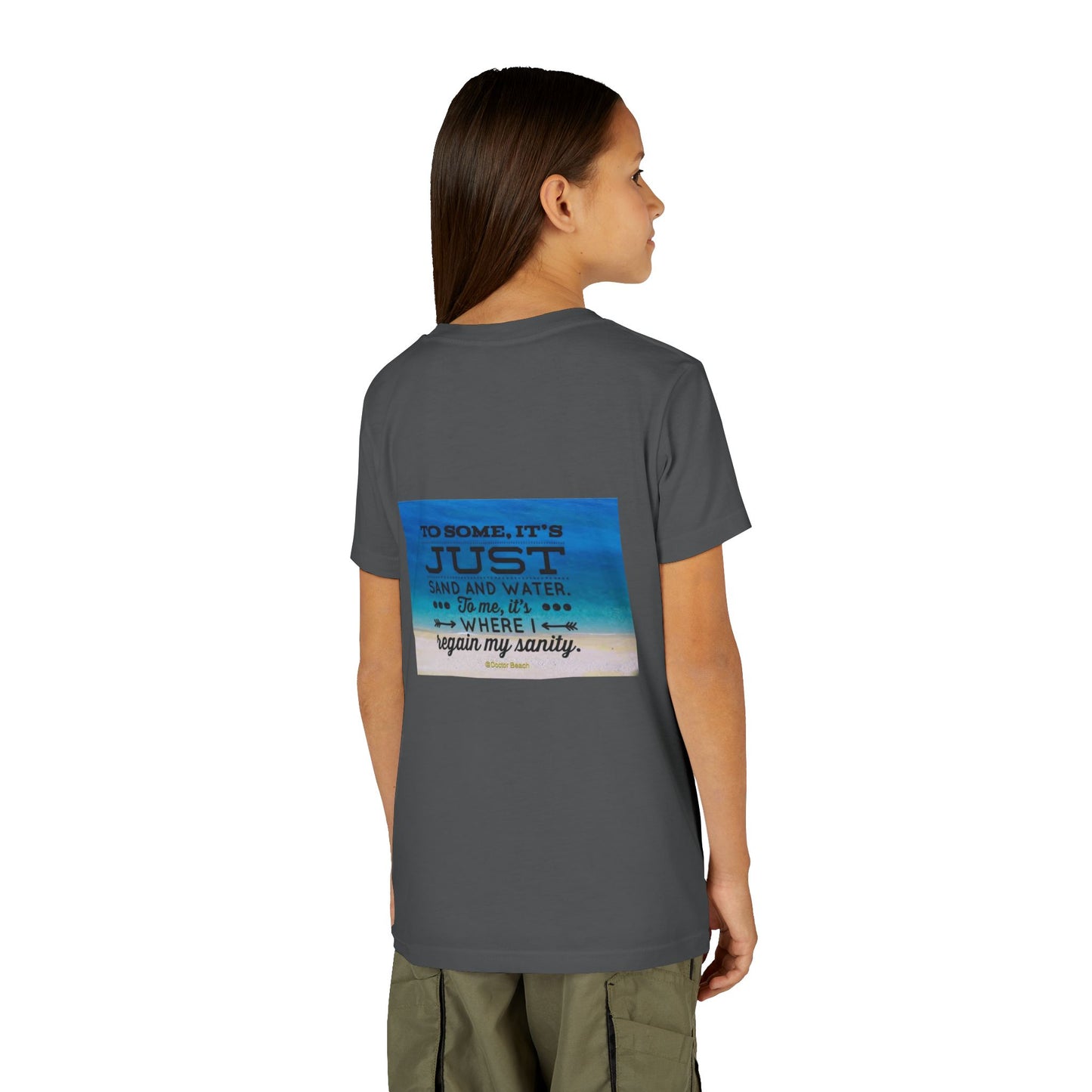 Dr. Beach Youth Unisex Short Sleeve Crewneck Tee