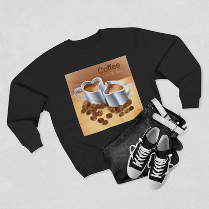 Coffee With Love Unisex Crewneck Sweatshirt