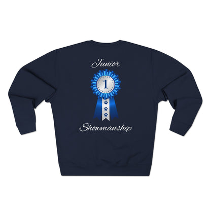 Junior Showmanship Unisex Crewneck Sweatshirt
