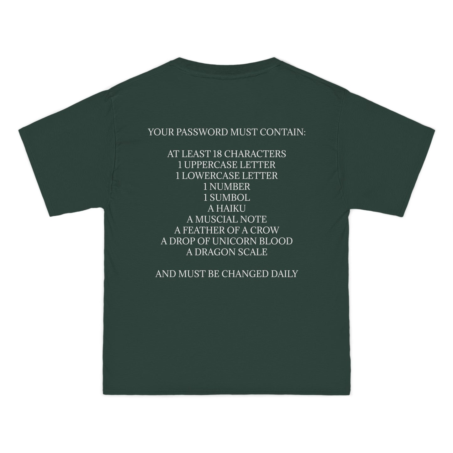 Password Men's Short-Sleeve Crewneck Tee