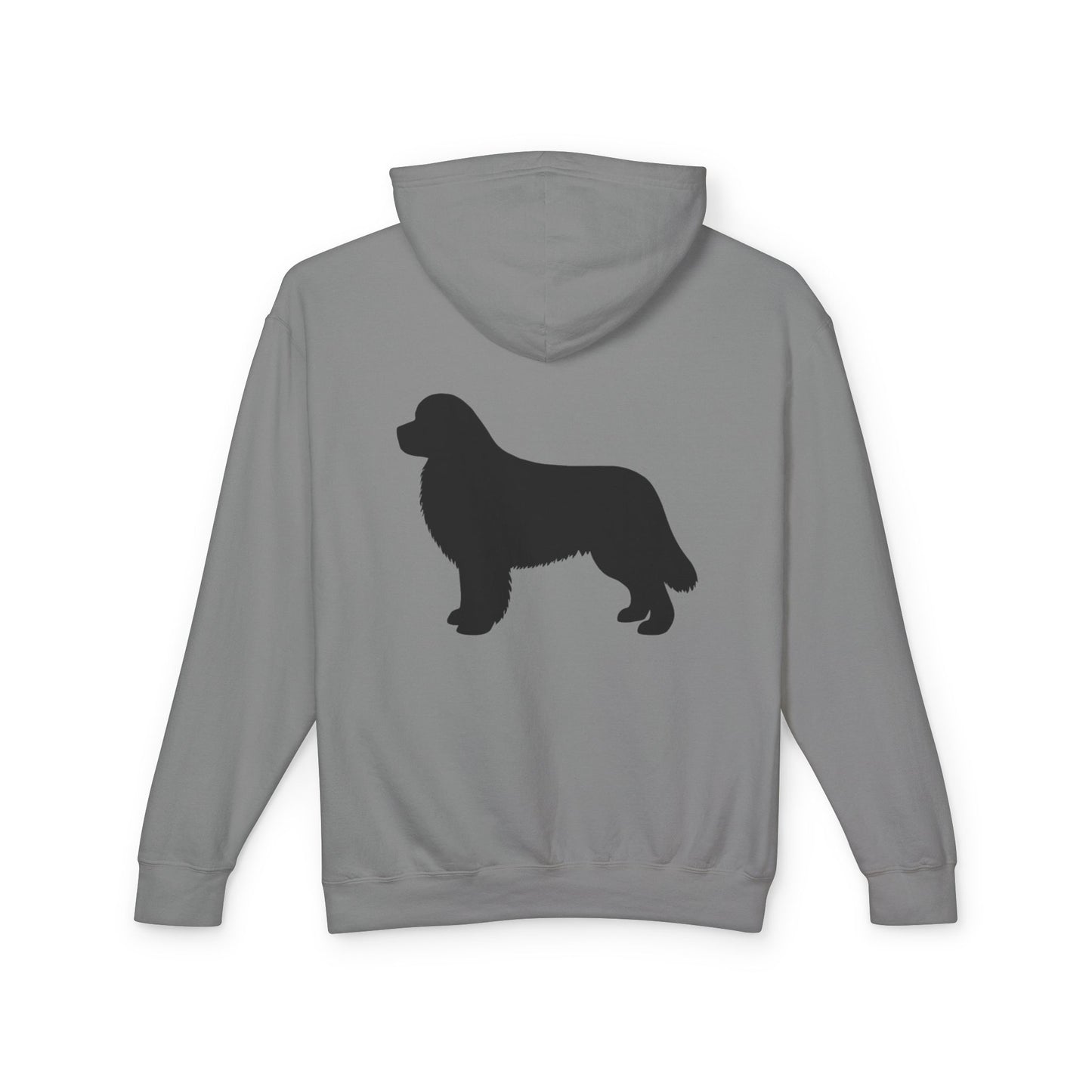 Newfie Silhouette Unisex Lightweight Hoodie
