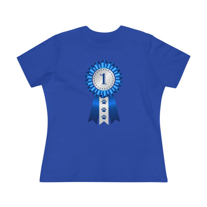 Show Ribbon Women's Short Sleeve Crewneck Tee