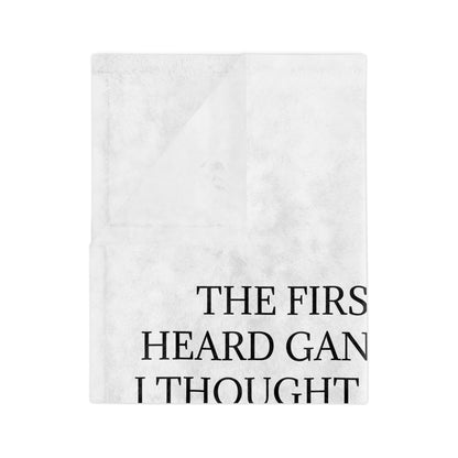 Gangster Rap Velveteen Microfiber Blanket