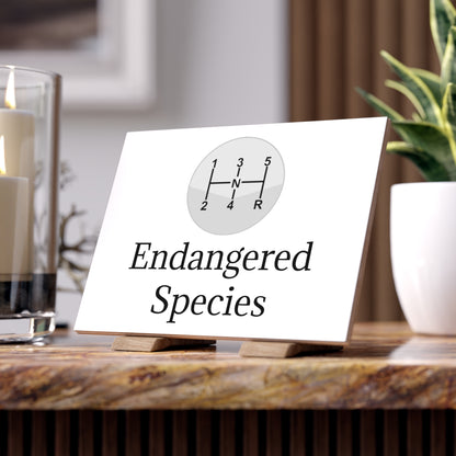 Endangered Species Ceramic Photo Tile