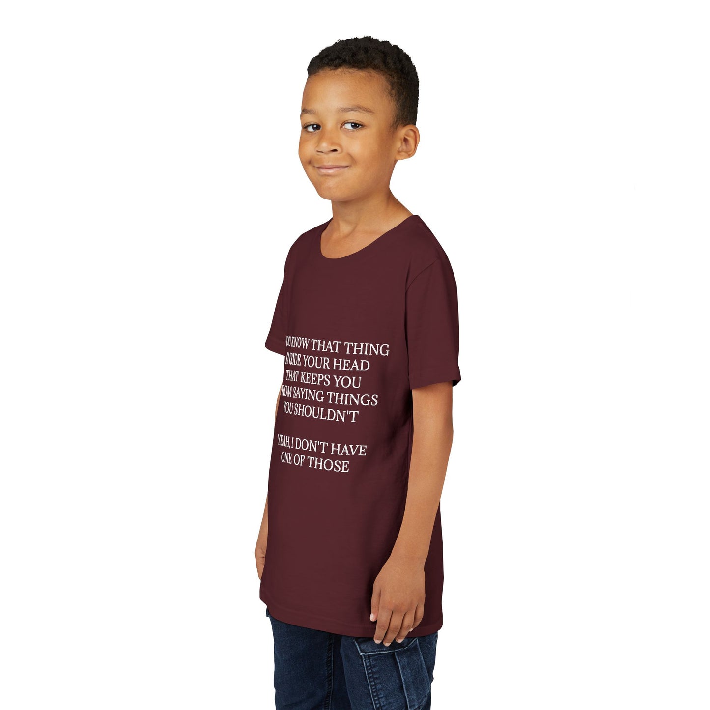 No Filter Youth Unisex Short Sleeve Crewneck Tee