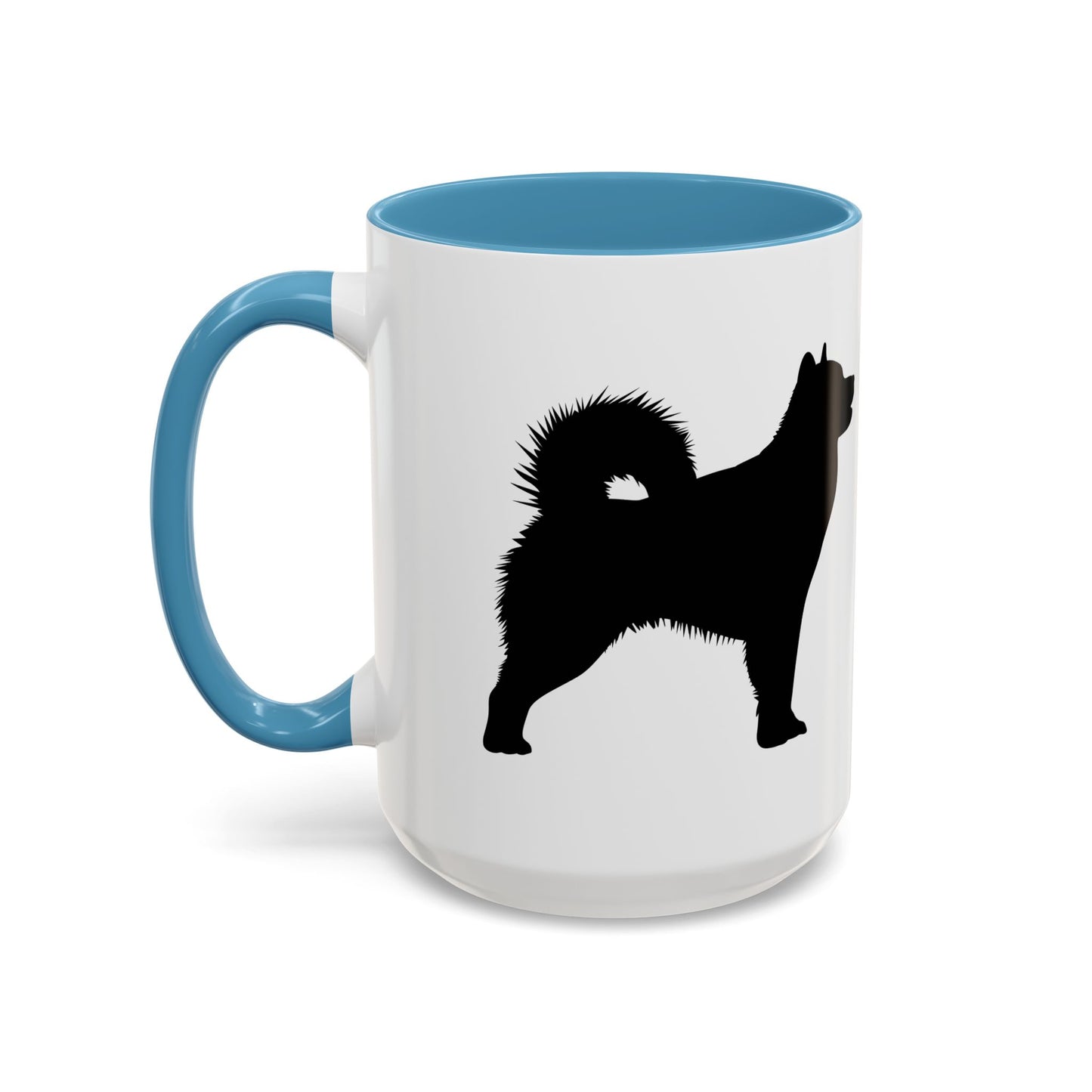 Malamute Silhouette 2-Tone Coffee Mug