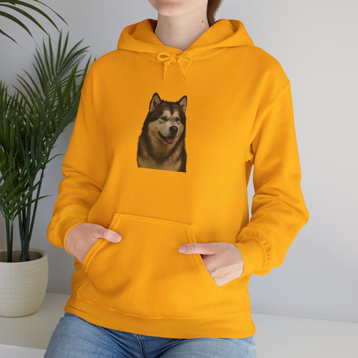 Malamute Head Unisex Hoodie