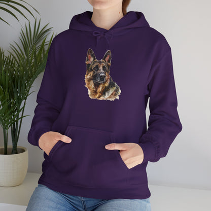 German Shepherd Head Unisex Hoodie