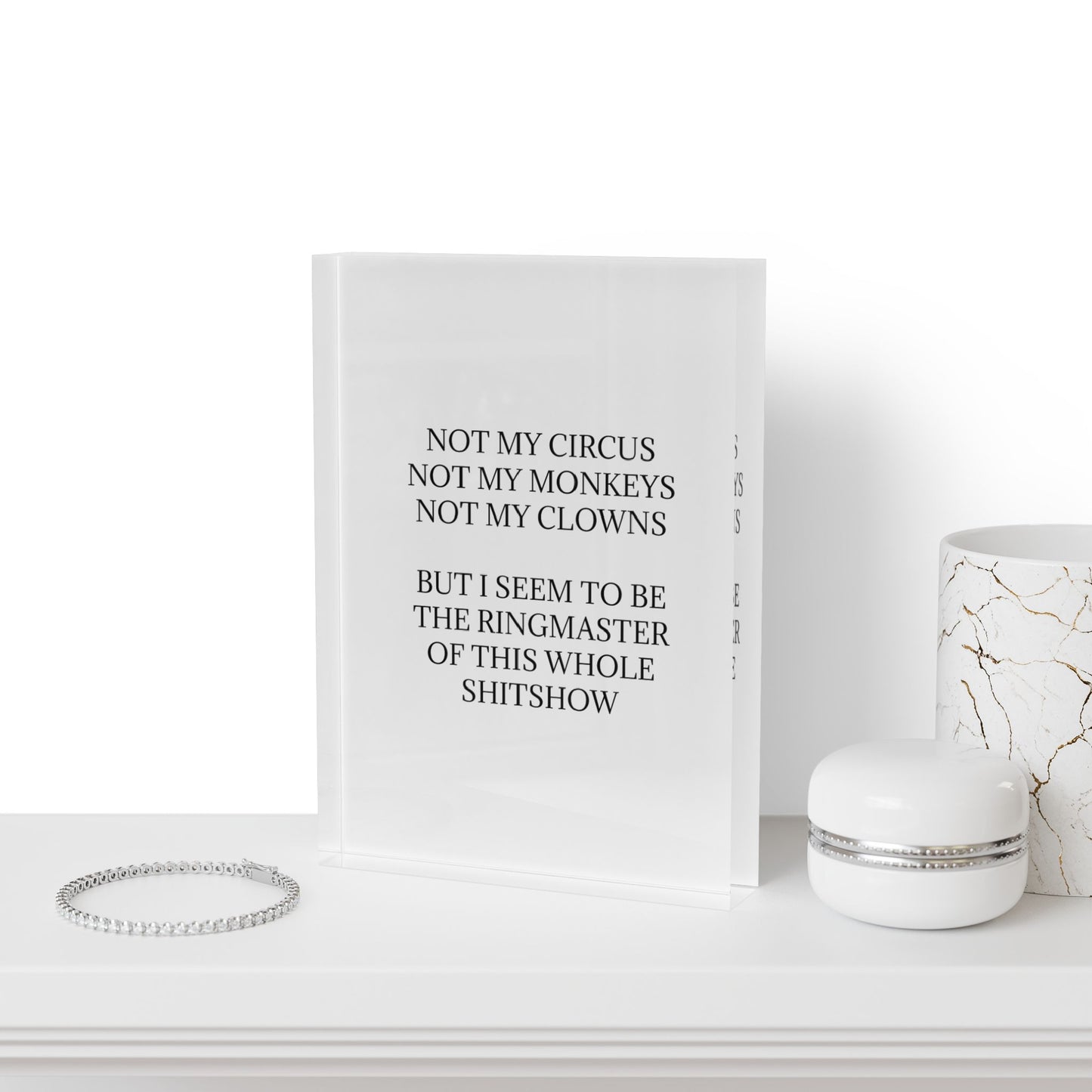 Ringmaster Acrylic Photo Block