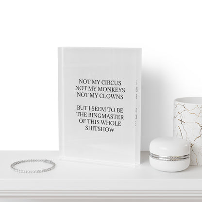 Ringmaster Acrylic Photo Block