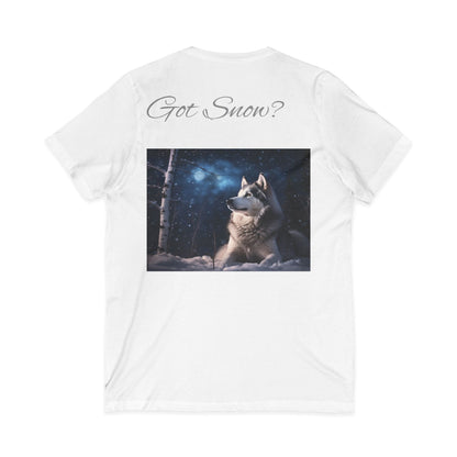Got Snow? Unisex Short Sleeve V-Neck Tee