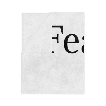 Fearless N Fabulous Velveteen Microfiber Blanket