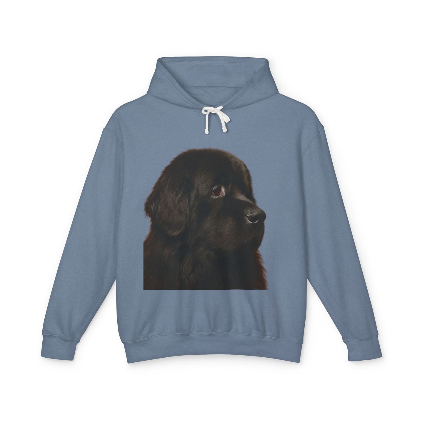Newfie Head Unisex Lightweight Hoodie