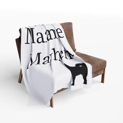 Malamute Mayhem Arctic Fleece Blanket