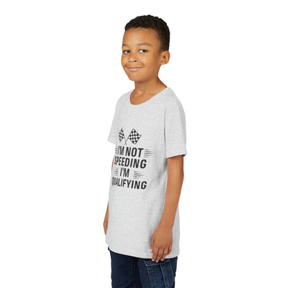 I'm Qualifying Youth Unisex Short Sleeve Crewneck Tee