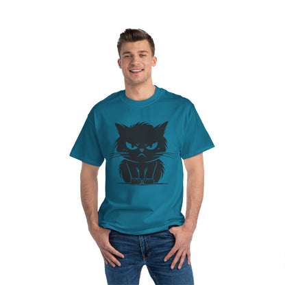 Angry Cat Men's Short-Sleeve Crewneck Tee