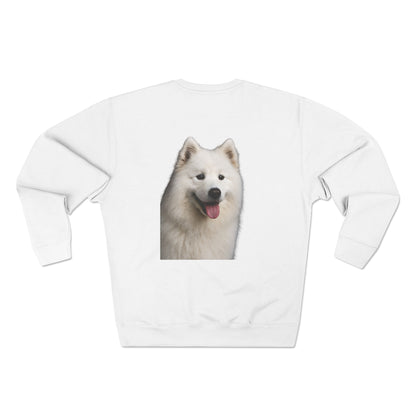 Samoyed Head Unisex Crewneck Sweatshirt