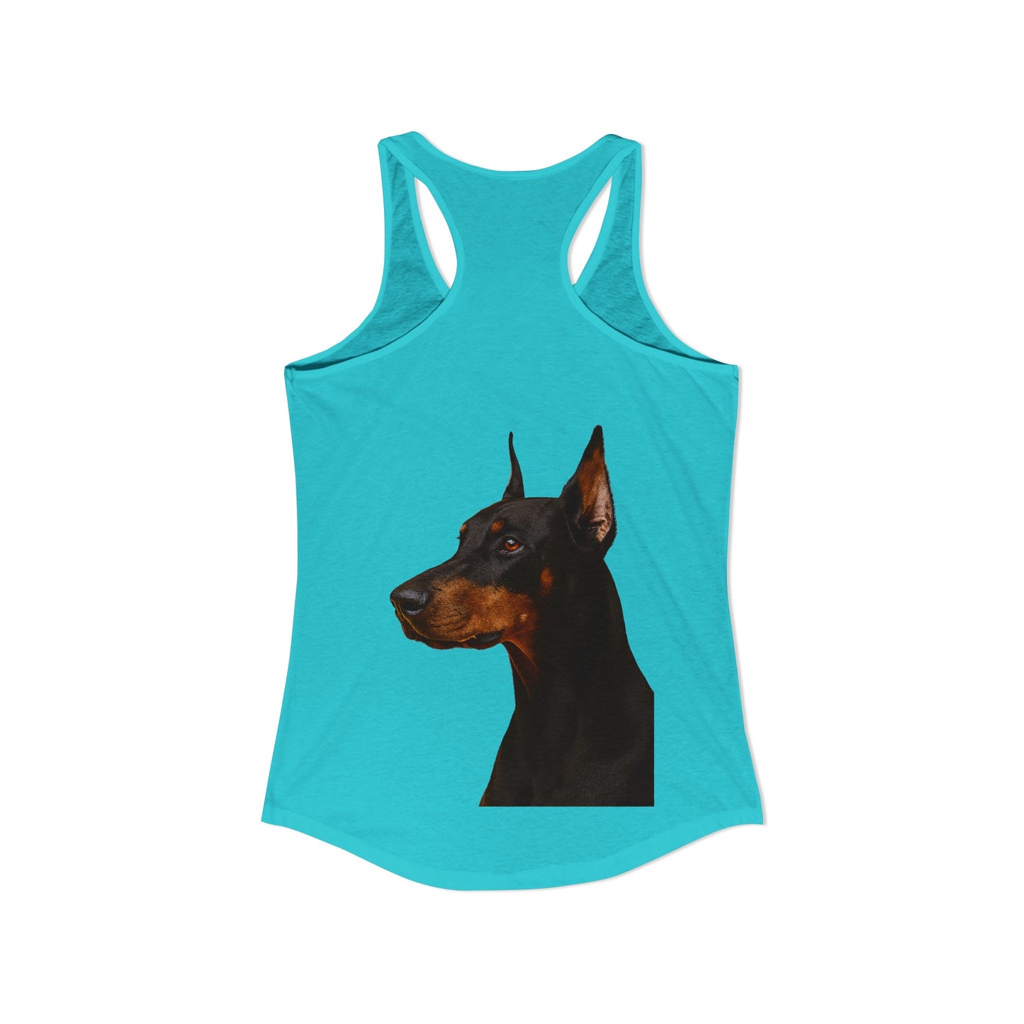 Doberman Head Women's Racerback Tank