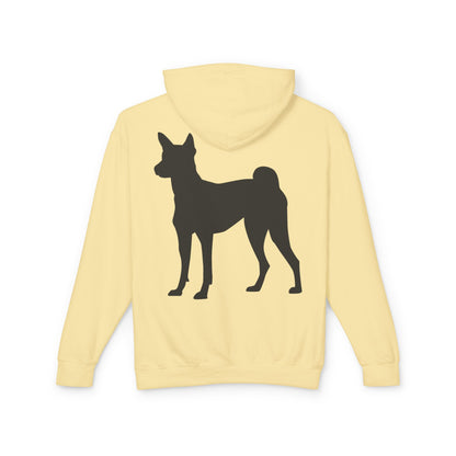 Basenji Silhouette Unisex Lightweight Hoodie