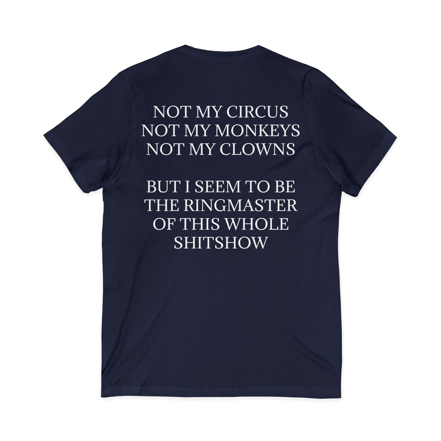 Ringmaster Unisex Short Sleeve V-Neck Tee