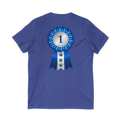 Show Ribbon Unisex Short Sleeve V-Neck Tee