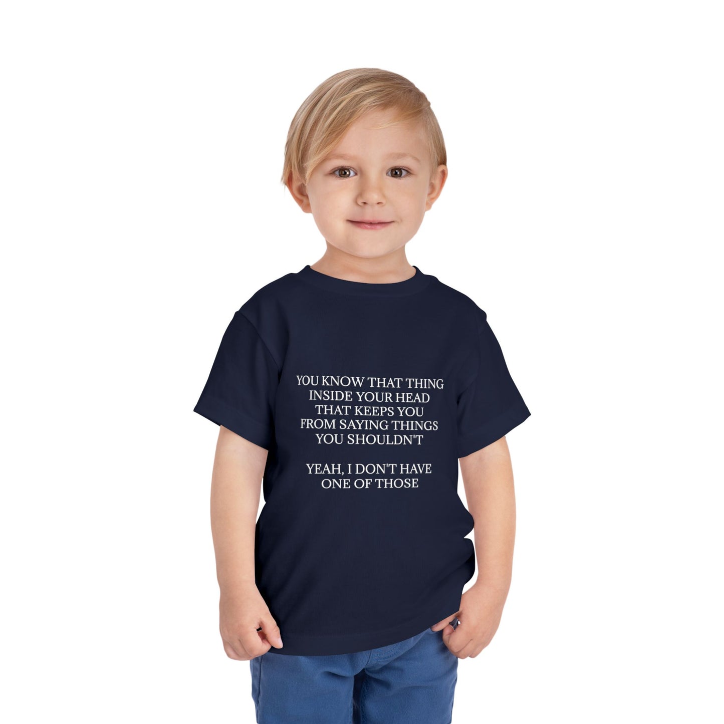 No Filter Toddler Unisex Short Sleeve Crewneck Tee