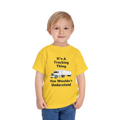 Trucking Thing Toddler Unisex Short Sleeve Crewneck Tee
