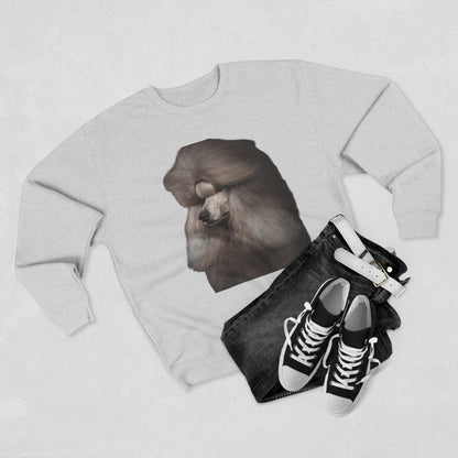Poodle Head Unisex Crewneck Sweatshirt