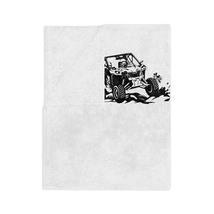 Slingin' Mud Side By Side Velveteen Microfiber Blanket