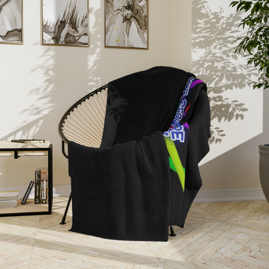 Glow Sticks Velveteen Microfiber Blanket