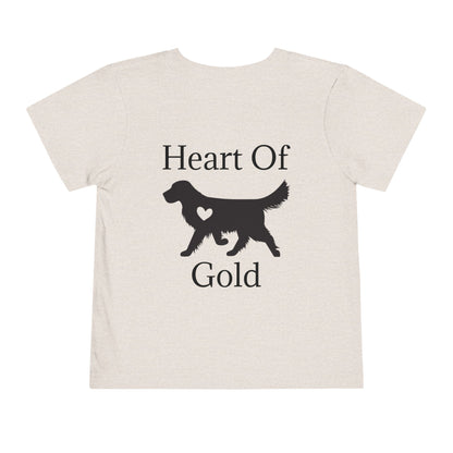 Heart Of Gold Toddler Unisex Short Sleeve Crewneck Tee