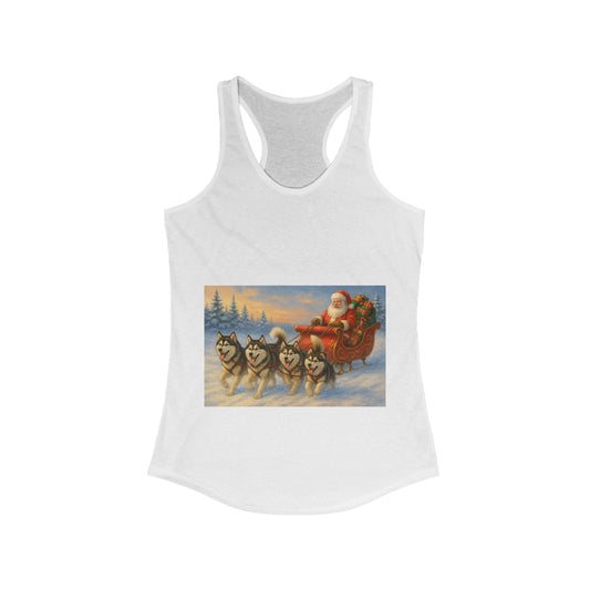 Dashing Through The Snow Women's Racerback Tank