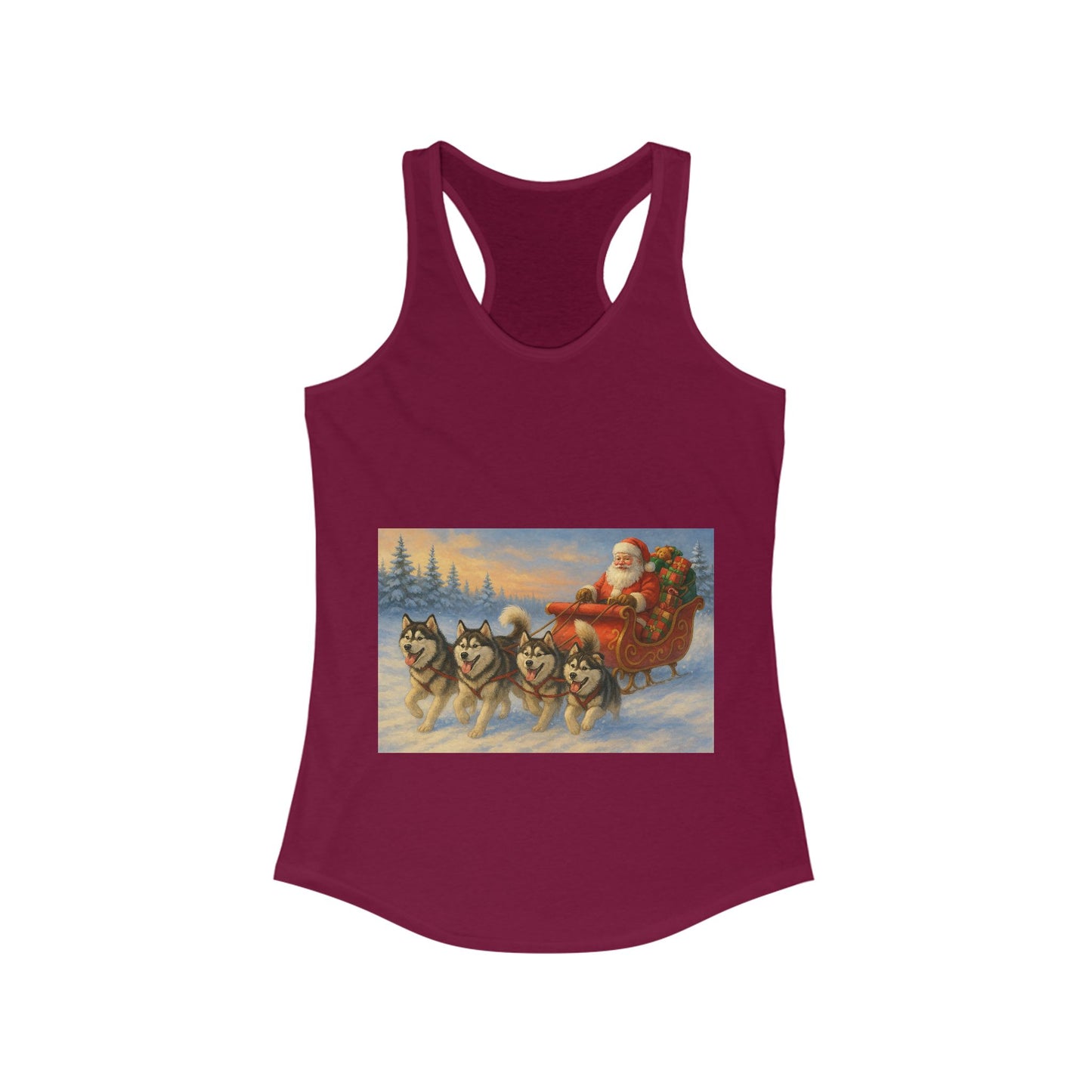 Dashing Through The Snow Women's Racerback Tank