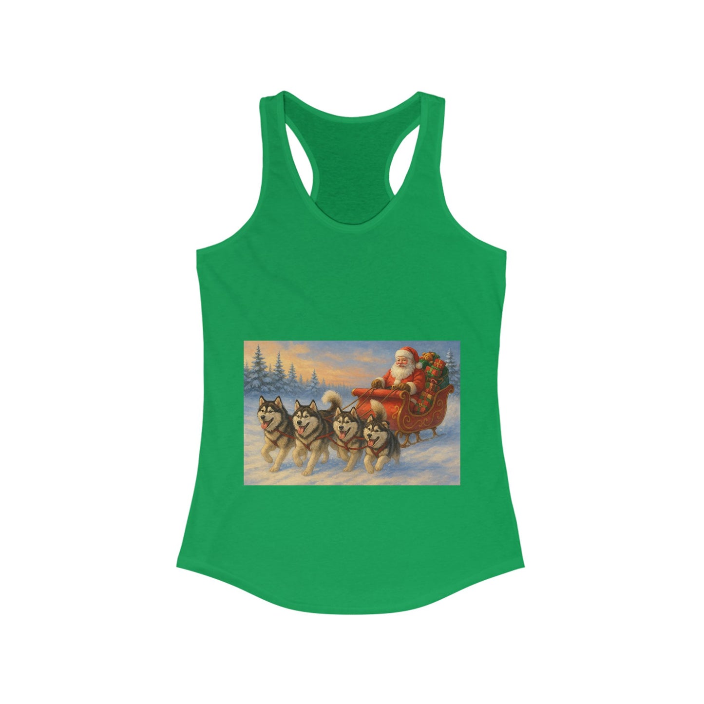 Dashing Through The Snow Women's Racerback Tank
