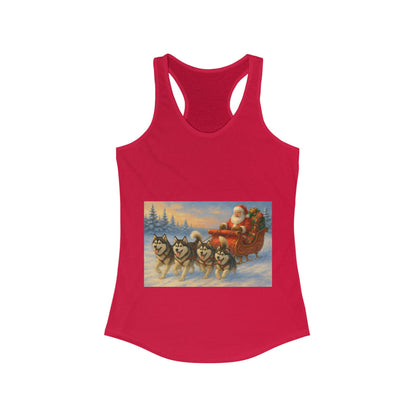 Dashing Through The Snow Women's Racerback Tank