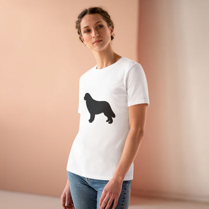 Newfie Silhouette Women's Short Sleeve Crewneck Tee