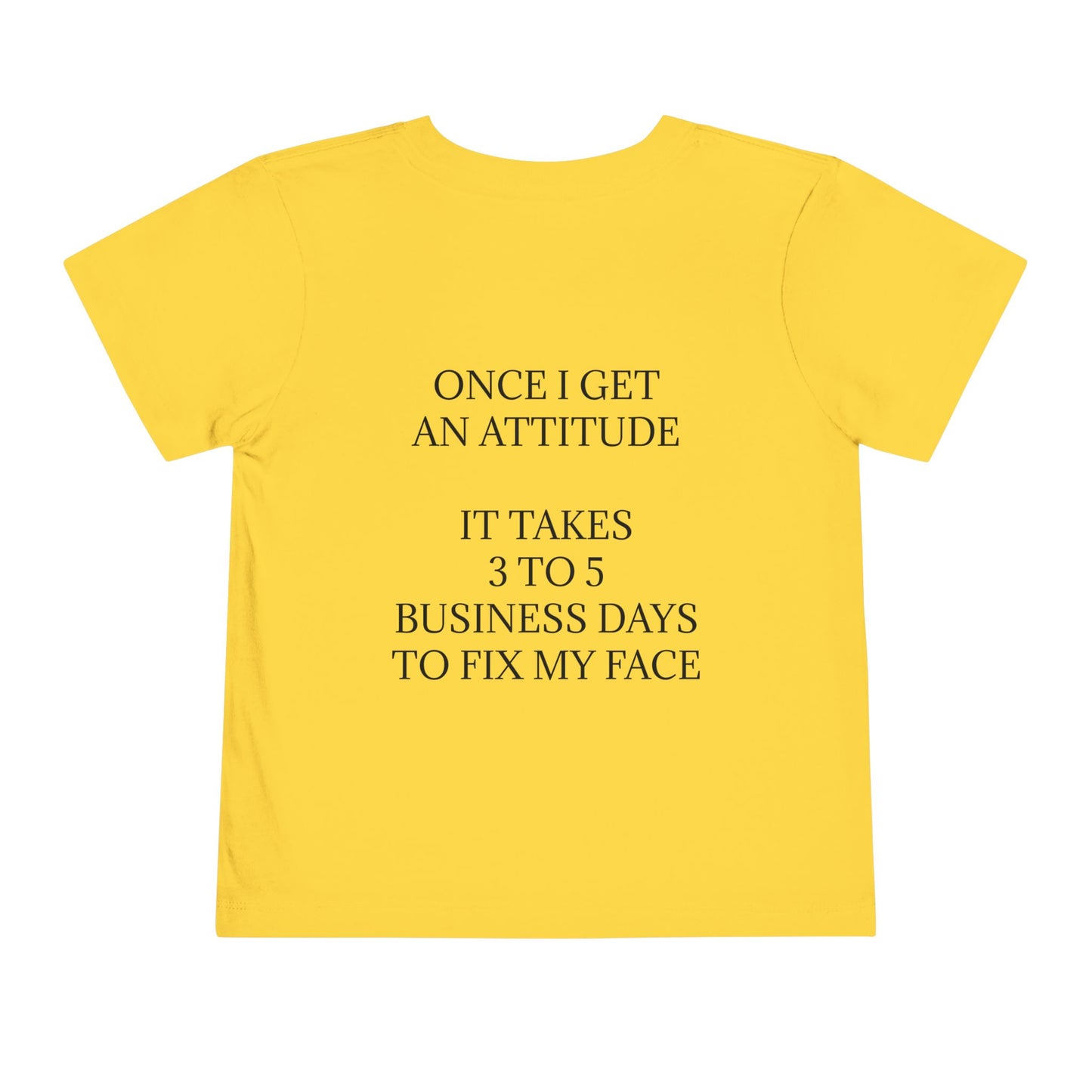 Fix My Face Toddler Unisex Short Sleeve Crewneck Tee