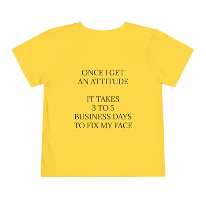 Fix My Face Toddler Unisex Short Sleeve Crewneck Tee