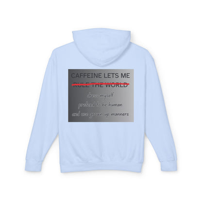 Caffiene Lets Me Unisex Lightweight Hoodie