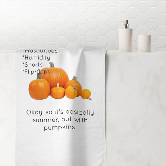 Fall In The South Mink-Cotton  Beach Towel