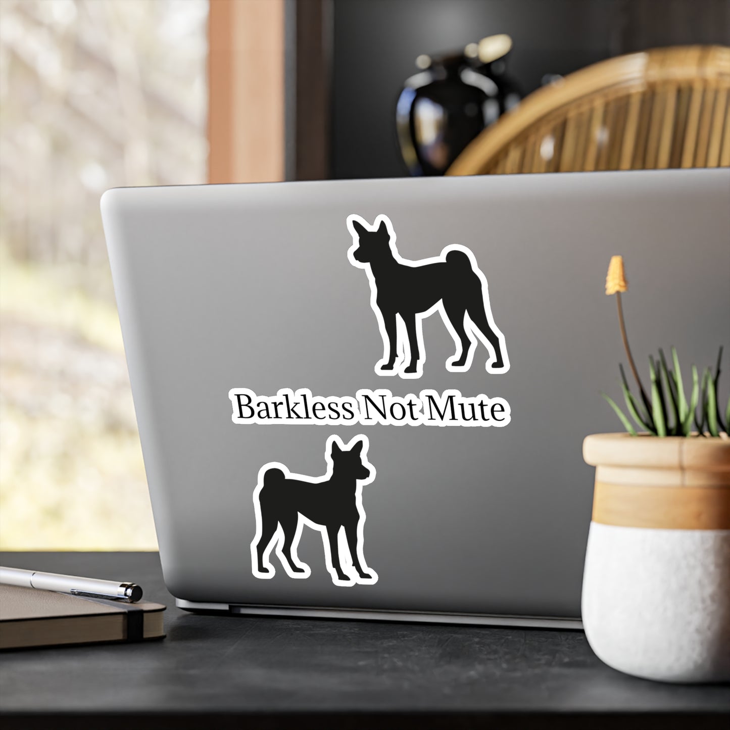 Barkless Not Mute Vinyl Decal