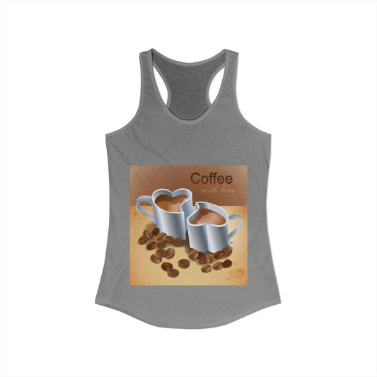 Coffee With Love Women's Racerback Tank